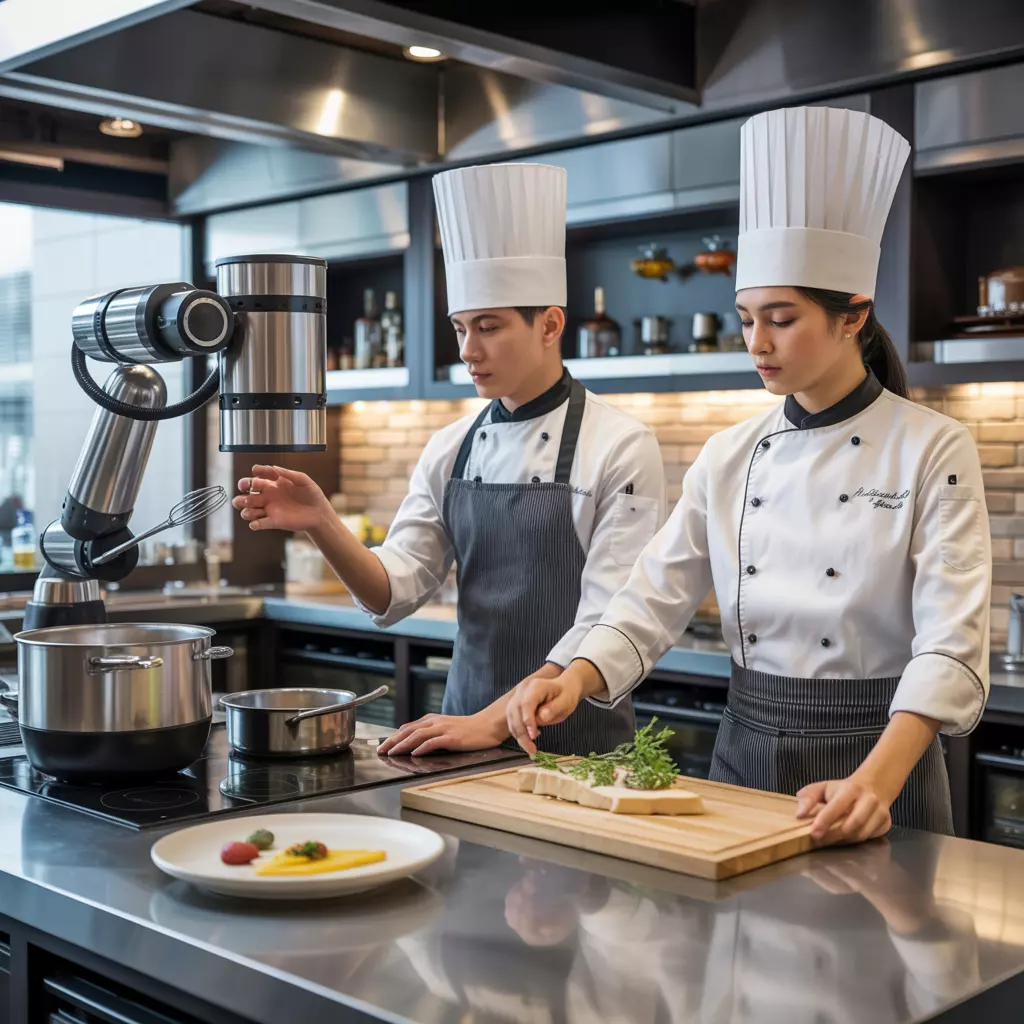 Teknologi dalam Kuliner: Penggunaan AI dan Robotika di Dapur Profesional